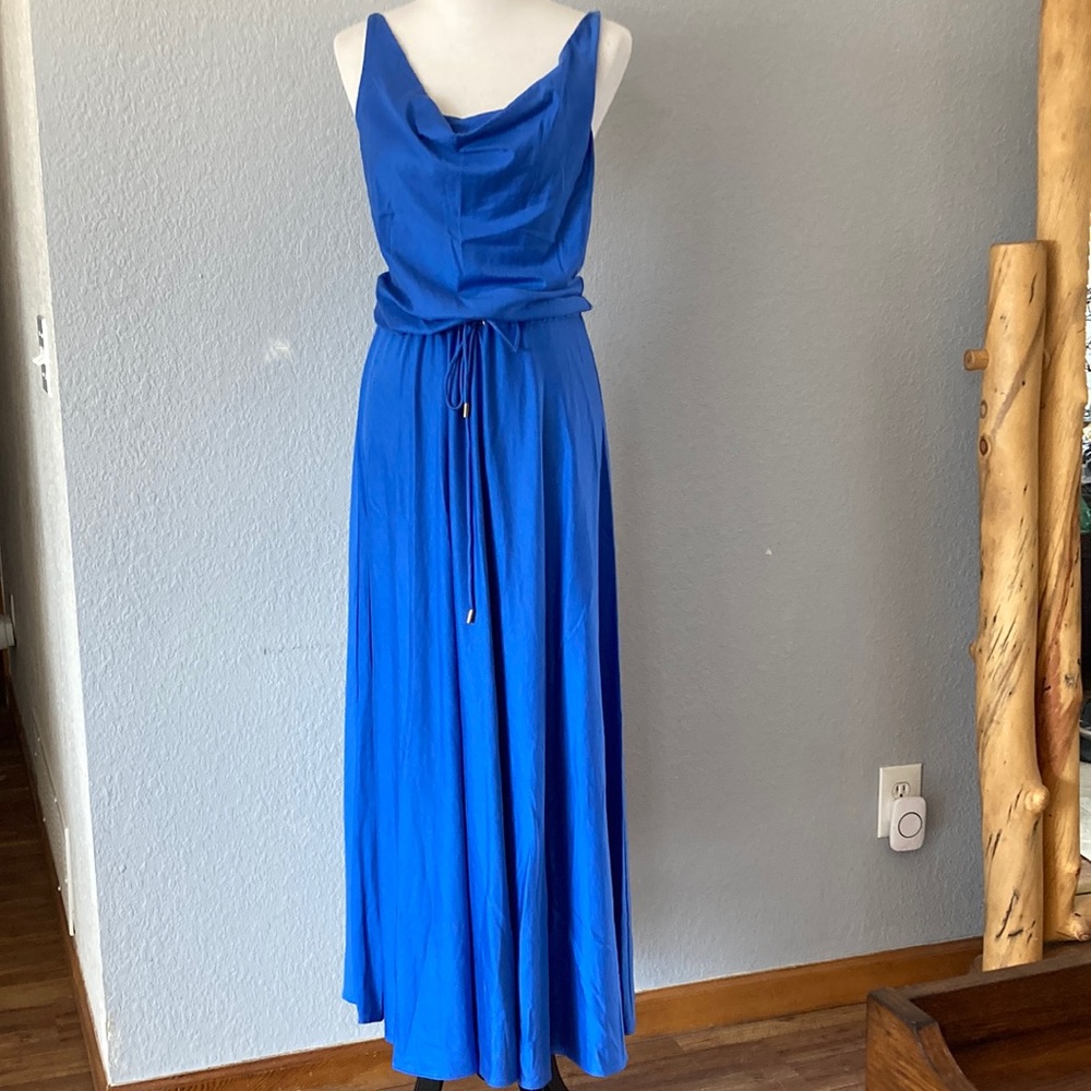 New Diane Von Furstenberg sleeveless silk maxi dress Sz 8